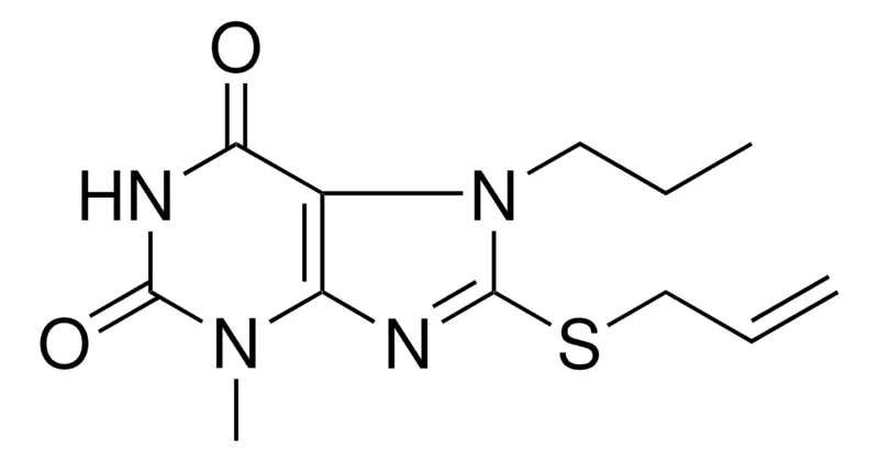 Sigma-Aldrich 8-ALLYLSULFANYL-3-METHYL-7-PROPYL-3,7-DIHYDRO-PURINE-2,6-DIONE,AldrichCPR