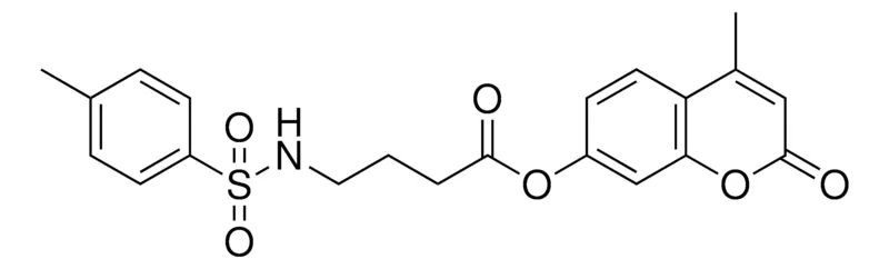 Sigma-Aldrich 4-(TOLUENE-4-SULFONYLAMINO)-BUTYRIC ACID 4-METHYL-2-OXO-2H-CHROMEN-7-YL ESTER,AldrichCPR