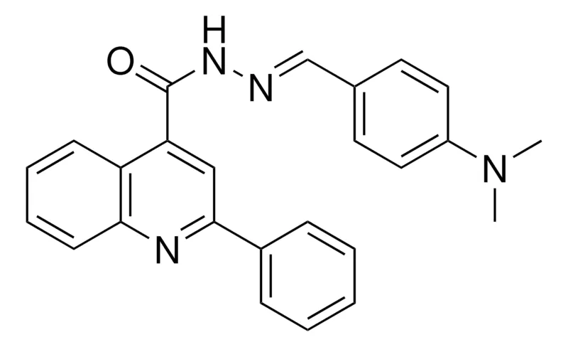 Sigma-Aldrich 2-PHENYL-QUINOLINE-4-CARBOXYLIC ACID (4-DIMETHYLAMINO-BENZYLIDENE)-HYDRAZIDE，AldrichCPR