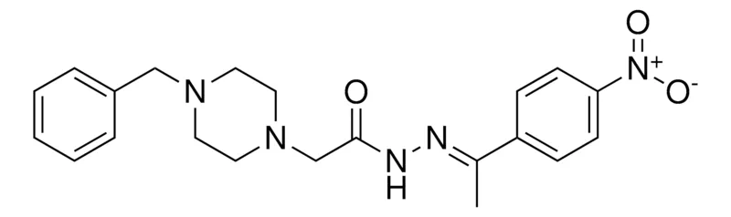 Sigma-Aldrich 2-(4-BENZYL-1-PIPERAZINYL)-N'-(1-(4-NITROPHENYL)ETHYLIDENE)ACETOHYDRAZIDE，AldrichCPR