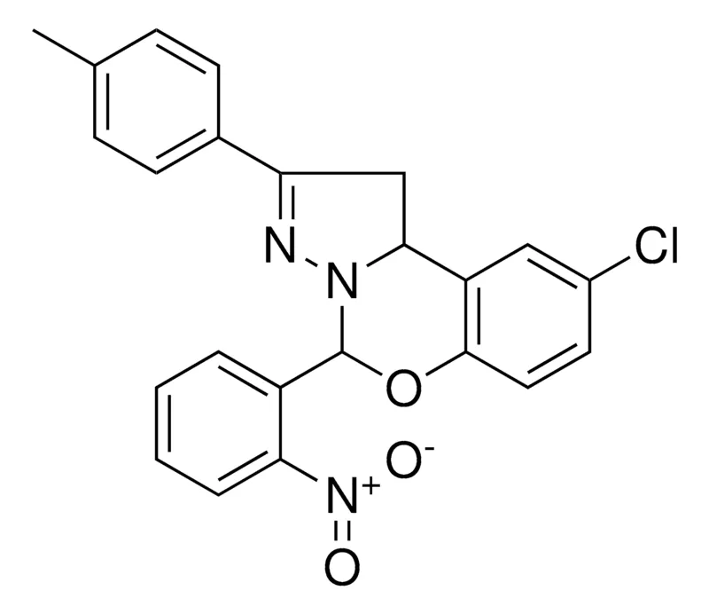 Sigma-Aldrich 8-CL-4-(2-NITRO-PH)-2-P-TOLYL-1,9B-2H-5-OXA-3,3A-DIAZA-CYCLOPENTA(A)NAPHTHALENE,AldrichCPR