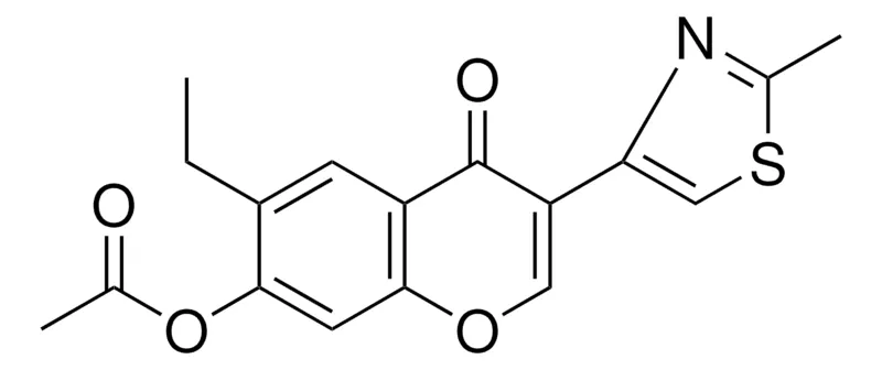Sigma-Aldrich ACETIC ACID 6-ETHYL-3-(2-METHYL-THIAZOL-4-YL)-4-OXO-4H-CHROMEN-7-YL ESTER,AldrichCPR