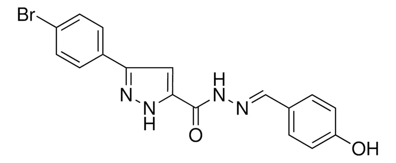 Sigma-Aldrich 5-(4-BR-PHENYL)-2H-PYRAZOLE-3-CARBOXYLIC ACID (4-HYDROXY-BENZYLIDENE)-HYDRAZIDE,AldrichCPR