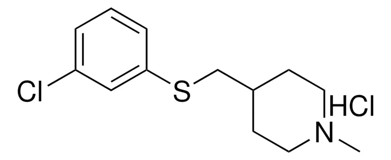 Sigma-Aldrich 3-CHLOROPHENYL (1-METHYL-4-PIPERIDINYL)METHYL SULFIDE HYDROCHLORIDE,AldrichCPR