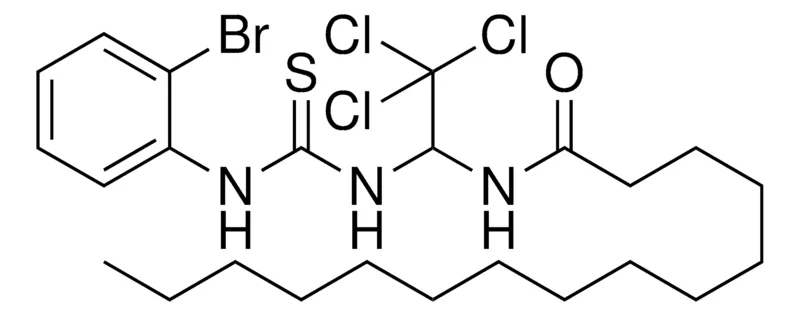 Sigma-Aldrich PENTADECANOIC ACID (1-(3-(2-BR-PHENYL)-THIOUREIDO)-2,2,2-TRICHLORO-ETHYL)-AMIDE,AldrichCPR