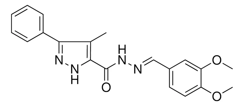 Sigma-Aldrich 4-ME-5-PH-2H-PYRAZOLE-3-CARBOXYLIC ACID (3,4-DIMETHOXY-BENZYLIDENE)-HYDRAZIDE,AldrichCPR