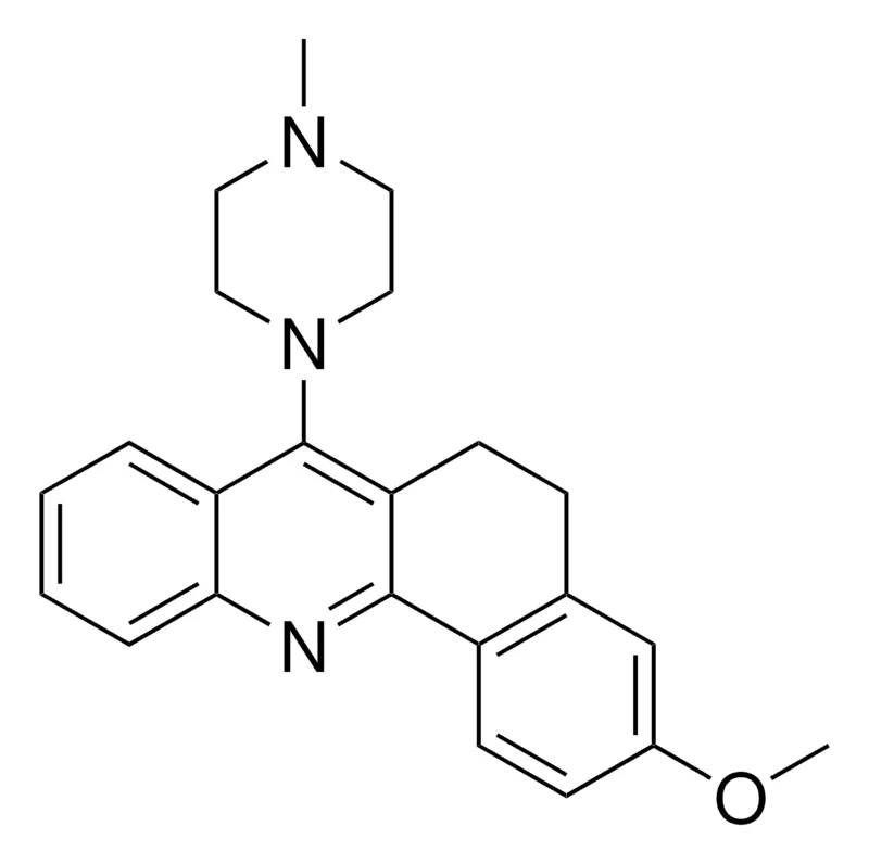 Sigma-Aldrich 3-METHOXY-7-(4-METHYL-PIPERAZIN-1-YL)-5,6-DIHYDRO-BENZO(C)ACRIDINE,AldrichCPR