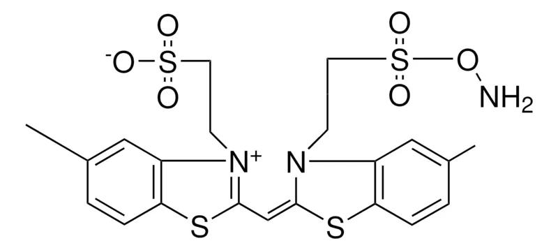 Sigma-Aldrich DIMETHYL-BIS(SULFOPROPYL)THIAMONOMETHINECYANINE OH, INNER SALT, AMMONIUM SALT,AldrichCPR