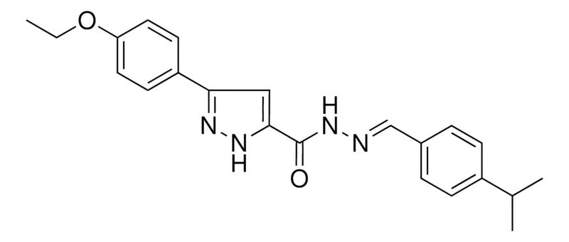Sigma-Aldrich 5-(4-ETHOXY-PH)-2H-PYRAZOLE-3-CARBOXYLIC ACID (4-ISOPROPYL-BENZYLIDENE)HYDRAZIDE,AldrichCPR
