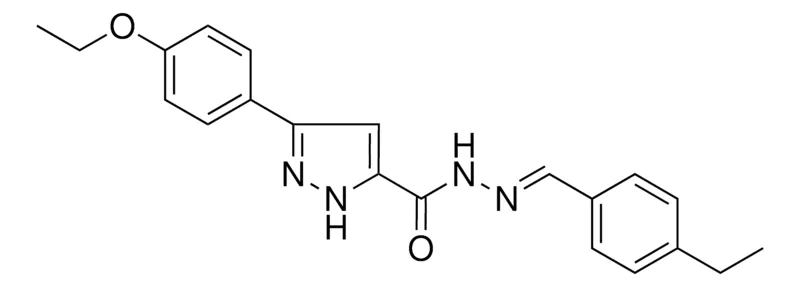 Sigma-Aldrich 5-(4-ETHOXY-PH)-2H-PYRAZOLE-3-CARBOXYLIC ACID (4-ETHYL-BENZYLIDENE)-HYDRAZIDE,AldrichCPR