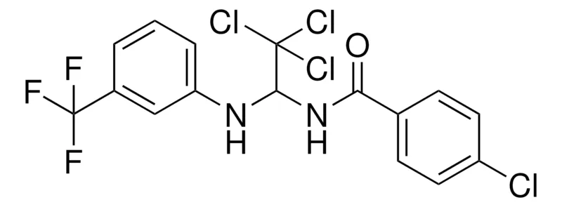 Sigma-Aldrich 4-CHLORO-N-(2,2,2-TRICHLORO-1-(3-TRIFLUOROMETHYL-PHENYLAMINO)-ETHYL)-BENZAMIDE，AldrichCPR