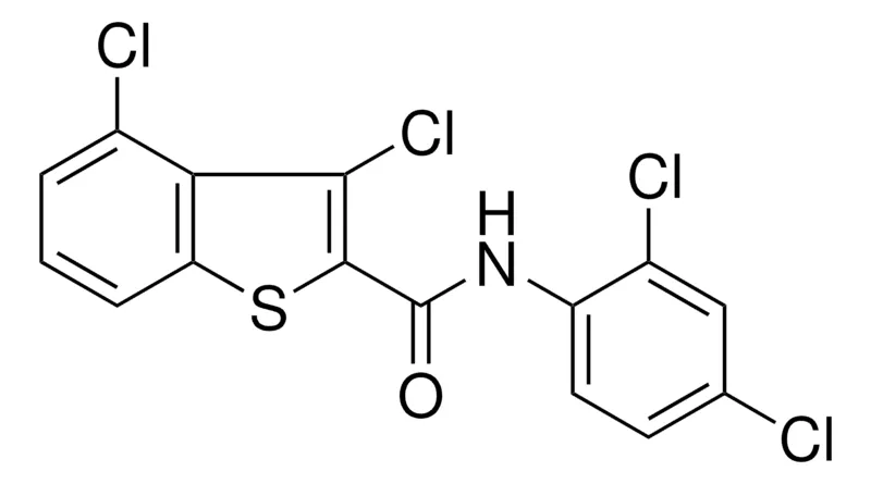 Sigma-Aldrich 3,4-DICHLORO-N-(2,4-DICHLOROPHENYL)-1-BENZOTHIOPHENE-2-CARBOXAMIDE,AldrichCPR