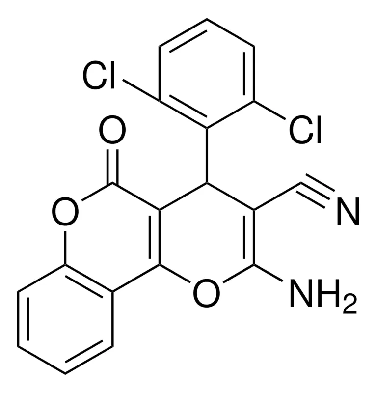 Sigma-Aldrich 2-AMINO-4-(2,6-DICHLORO-PHENYL)-5-OXO-4H,5H-PYRANO[3,2-C]CHROMENE-3-CARBONITRILE，AldrichCPR