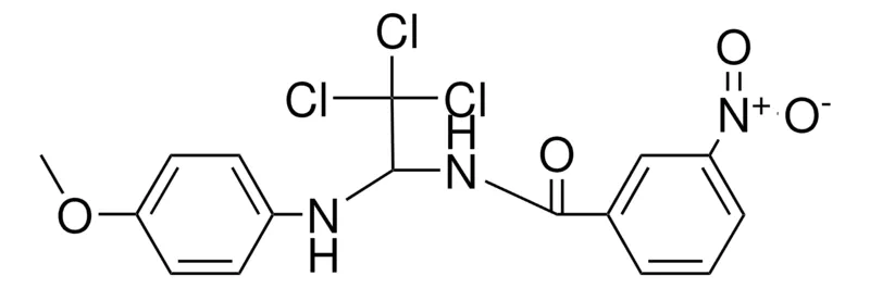 Sigma-Aldrich 3-NITRO-N-(2,2,2-TRICHLORO-1-(4-METHOXY-PHENYLAMINO)-ETHYL)-BENZAMIDE,AldrichCPR