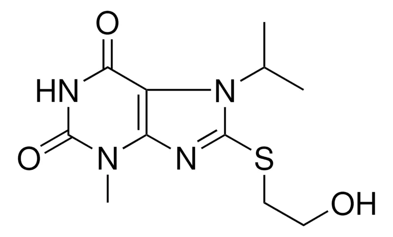 Sigma-Aldrich 8-(2-HYDROXY-ETHYLSULFANYL)-7-ISOPROPYL-3-METHYL-3,7-DIHYDRO-PURINE-2,6-DIONE,AldrichCPR