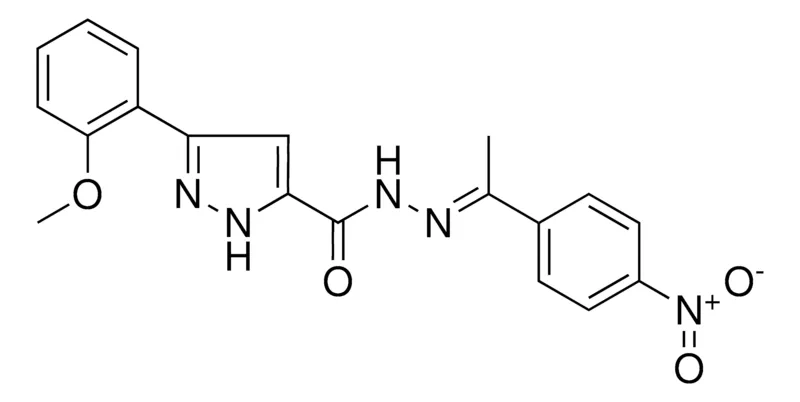 Sigma-Aldrich 5-(2-MEO-PH)-2H-PYRAZOLE-3-CARBOXYLIC ACID (1-(4-NITRO-PH)-ETHYLIDENE)-HYDRAZIDE，AldrichCPR