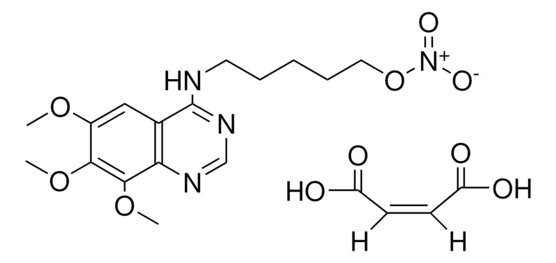 Sigma-Aldrich BUT-2-ENEDIOIC ACID, (5-NITROOXY-PENTYL)-(6,7,8-TRI-MEO-QUINAZOLIN-4-YL)-AMINE,AldrichCPR
