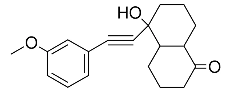 Sigma-Aldrich 5-HYDROXY-5-(3-METHOXY-PHENYLETHYNYL)-OCTAHYDRO-NAPHTHALEN-1-ONE,AldrichCPR