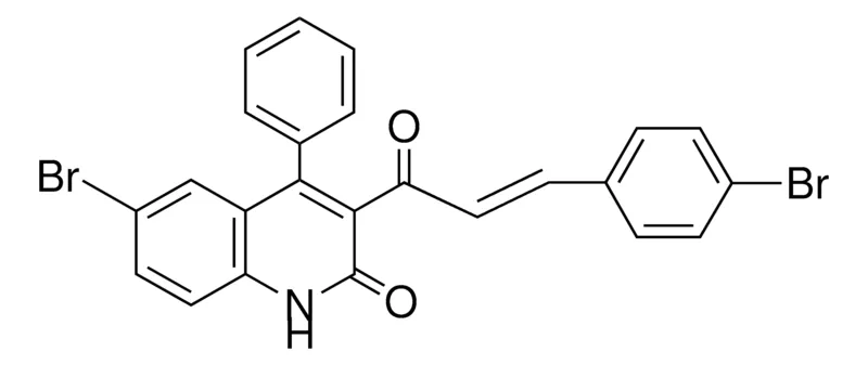 Sigma-Aldrich 6-BROMO-3-(3-(4-BROMO-PHENYL)-ACRYLOYL)-4-PHENYL-1H-QUINOLIN-2-ONE,AldrichCPR