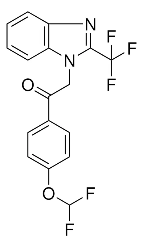 Sigma-Aldrich 1-(4-DIFLUOROMETHOXY-PHENYL)-2-(2-TRIFLUOROMETHYL-BENZOIMIDAZOL-1-YL)-ETHANONE,AldrichCPR