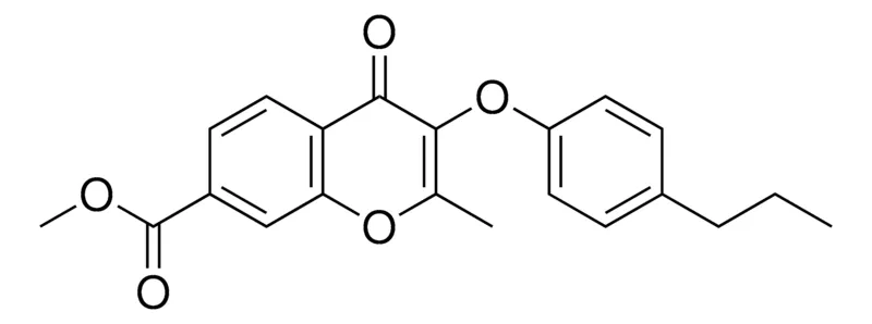 Sigma-Aldrich 2-METHYL-4-OXO-3-(4-PROPYL-PHENOXY)-4H-CHROMENE-7-CARBOXYLIC ACID METHYL ESTER,AldrichCPR