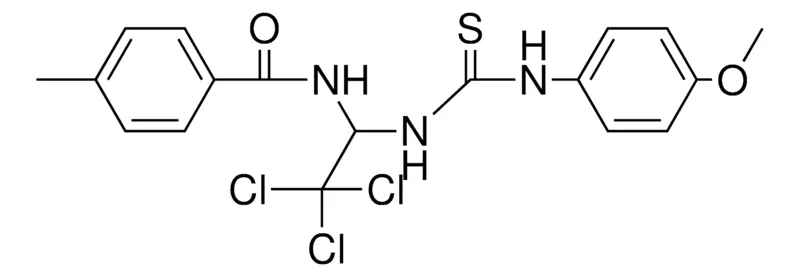 Sigma-Aldrich 4-METHYL-N-(2,2,2-TRICHLORO-1-(3-(4-METHOXY-PHENYL)-THIOUREIDO)-ETHYL)-BENZAMIDE,AldrichCPR