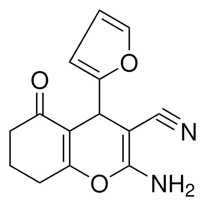Sigma-Aldrich 2-AMINO-4-FURAN-2-YL-5-OXO-5,6,7,8-TETRAHYDRO-4H-CHROMENE-3-CARBONITRILE,AldrichCPR