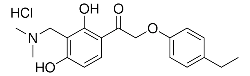 Sigma-Aldrich 1-(3-DIMETHYLAMINOMETHYL-2,4-DIHYDROXY-PH)-2-(4-ET-PHENOXY)-ETHANONE, HCL,AldrichCPR