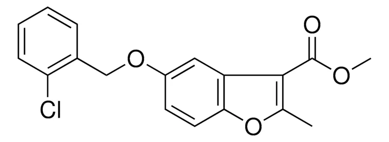Sigma-Aldrich 5-(2-CHLORO-BENZYLOXY)-2-METHYL-BENZOFURAN-3-CARBOXYLIC ACID METHYL ESTER,AldrichCPR