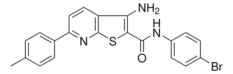 Sigma-Aldrich 3-AMINO-6-P-TOLYL-THIENO(2,3-B)PYRIDINE-2-CARBOXYLIC ACID (4-BROMO-PHENYL)-AMIDE,AldrichCPR