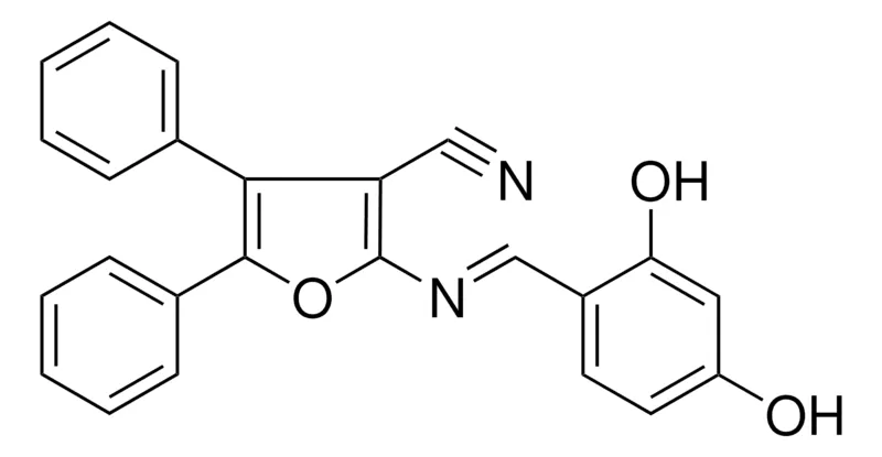 Sigma-Aldrich 2-((2,4-DIHYDROXY-BENZYLIDENE)-AMINO)-4,5-DIPHENYL-FURAN-3-CARBONITRILE,AldrichCPR