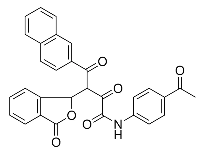 Sigma-Aldrich N-(4-AC-PH)-4-(2-NAPHTHYL)2,4-DIOXO-3-(3-OXO-1,3-2H-2-BENZOFURAN-1-YL)BUTANAMIDE,AldrichCPR