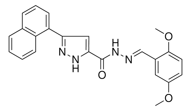 Sigma-Aldrich 5-NAPHTHALEN-1-YL-2H-PYRAZOLE-3CARBOXYLIC ACID (2,5-DI-MEO-BENZYLIDENE)HYDRAZIDE,AldrichCPR