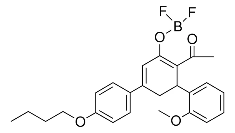 Sigma-Aldrich 2-ACETYL-5-(4-BUTOXYPHENYL)-3-(2-METHOXYPHENYL)-1,5-CYCLOHEXADIEN-1-YL DIFLUORIDOBORATE,AldrichCPR
