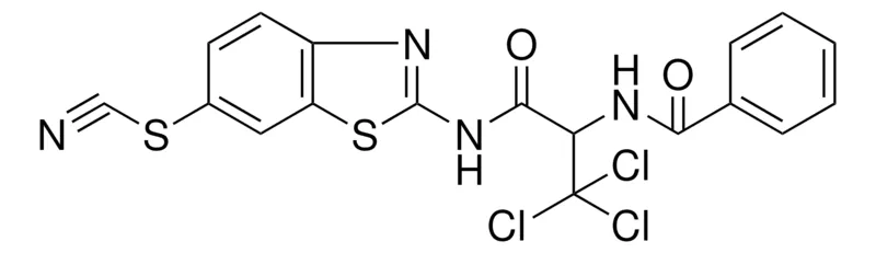 Sigma-Aldrich N-(2,2,2-TRICHLORO-1-(6-THIOCYANATO-BENZOTHIAZOL-2-YLCARBAMOYL)-ETHYL)-BENZAMIDE,AldrichCPR