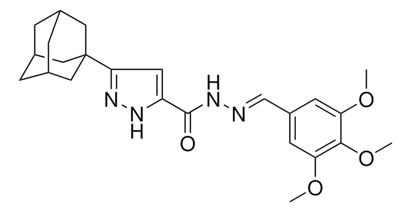 Sigma-Aldrich 3-(1-ADAMANTYL)-N'-(3,4,5-TRIMETHOXYBENZYLIDENE)-1H-PYRAZOLE-5-CARBOHYDRAZIDE,AldrichCPR