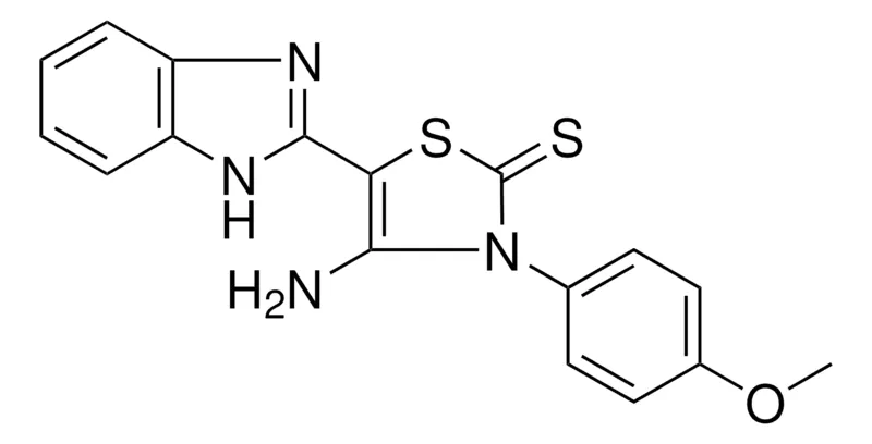 Sigma-Aldrich 4-AMINO-5-(1H-BENZIMIDAZOL-2-YL)-3-(4-METHOXYPHENYL)-1,3-THIAZOLE-2(3H)-THIONE,AldrichCPR