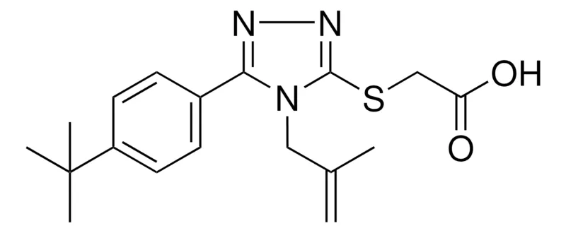 Sigma-Aldrich (5-(4-TERT-BUTYL-PH)-4-(2-ME-ALLYL)-4H-(1,2,4)TRIAZOL-3-YLSULFANYL)-ACETIC ACID,AldrichCPR