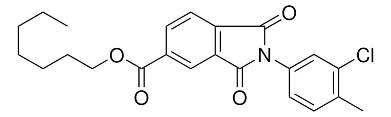 Sigma-Aldrich 2(3-CL-4-ME-PH)1,3-DIOXO-2,3-DIHYDRO-1H-ISOINDOLE-5-CARBOXYLIC ACID HEPTYL ESTER,AldrichCPR