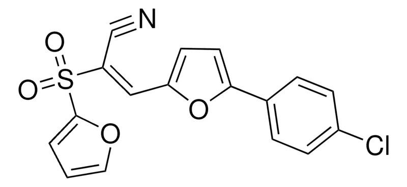 Sigma-Aldrich 3-(5-(4-CHLOROPHENYL)-2-FURYL)-2-(2-FURYLSULFONYL)-2-PROPENENITRILE，AldrichCPR