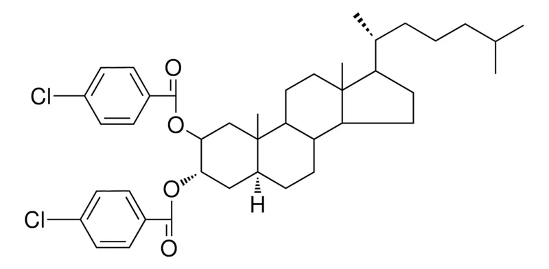 Sigma-Aldrich 5-ALPHA-CHOLESTANE-2-BETA,3-ALPHA-DIYL BIS(4-CHLOROBENZOATE),AldrichCPR