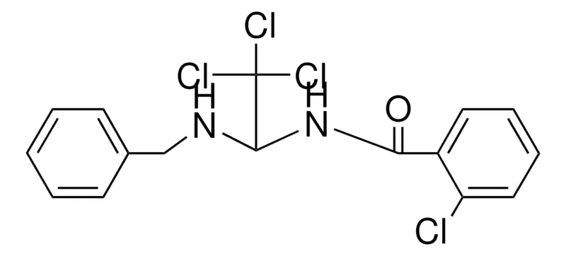 Sigma-Aldrich N-(1-BENZYLAMINO-2,2,2-TRICHLORO-ETHYL)-2-CHLORO-BENZAMIDE,AldrichCPR