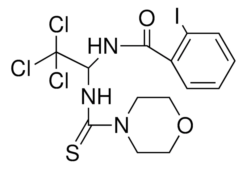 Sigma-Aldrich 2-IODO-N-(2,2,2-TRICHLORO-1-((MORPHOLINE-4-CARBOTHIOYL)-AMINO)-ETHYL)-BENZAMIDE,AldrichCPR
