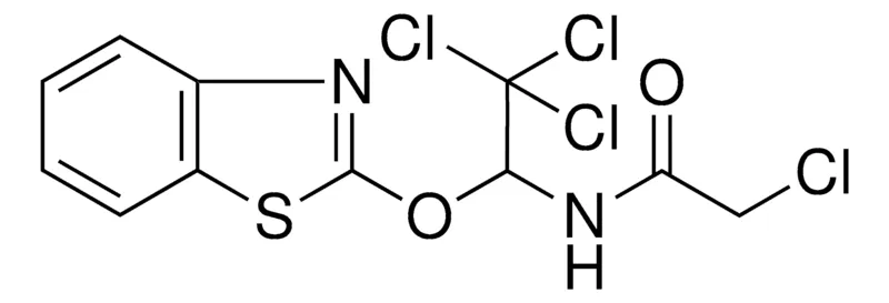 Sigma-Aldrich N-(1-(BENZOTHIAZOL-2-YLOXY)-2,2,2-TRICHLORO-ETHYL)-2-CHLORO-ACETAMIDE,AldrichCPR