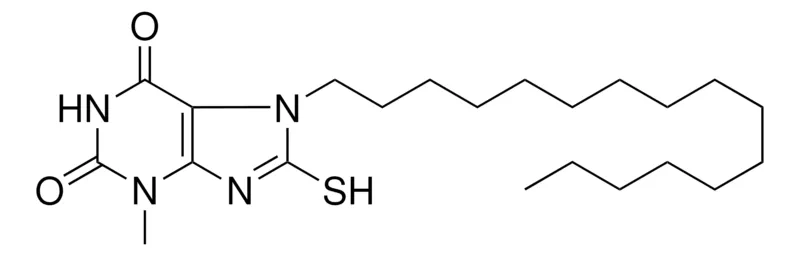 Sigma-Aldrich 7-HEXADECYL-8-MERCAPTO-3-METHYL-3,7-DIHYDRO-PURINE-2,6-DIONE,AldrichCPR