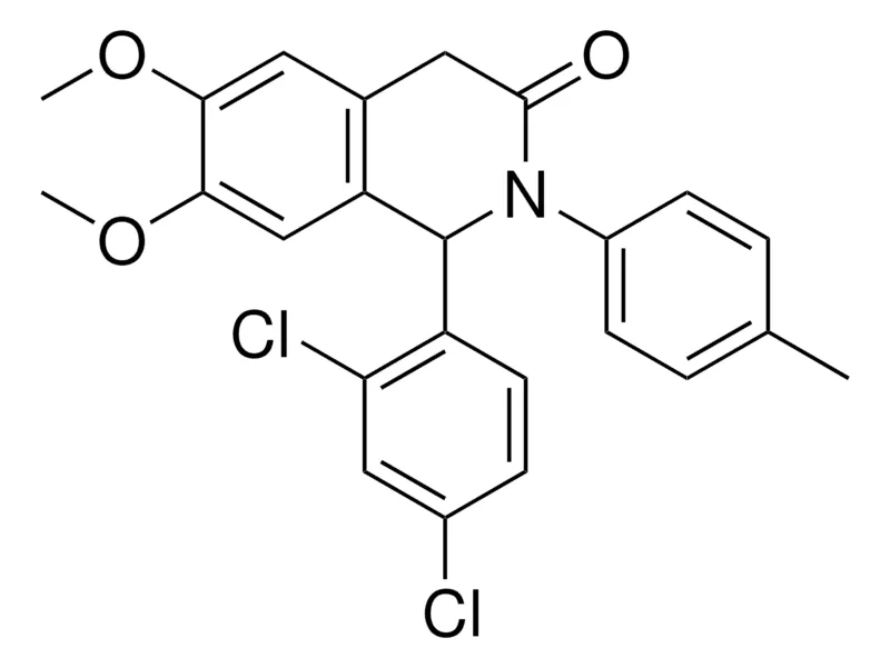 Sigma-Aldrich 1-(2,4-DICHLORO-PHENYL)-6,7-DIMETHOXY-2-P-TOLYL-1,4-DIHYDRO-2H-ISOQUINOLIN-3-ONE,AldrichCPR