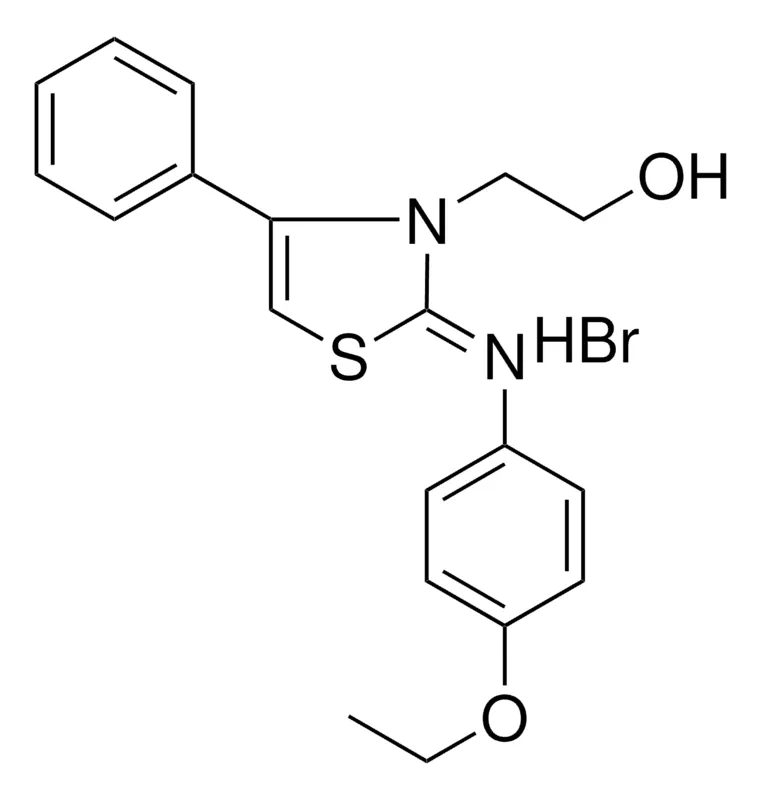 Sigma-Aldrich 2-(2-((4-ETHOXYPHENYL)IMINO)-4-PHENYL-1,3-THIAZOL-3(2H)-YL)ETHANOL HYDROBROMIDE,AldrichCPR