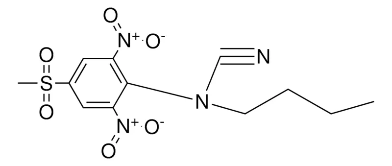 Sigma-Aldrich N-BUTYL-N-CYANO-2,6-DINITRO-4-(METHYLSULFONYL)ANILINE,AldrichCPR