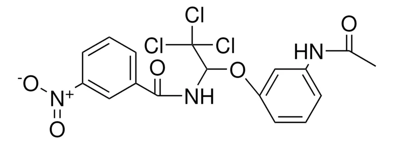 Sigma-Aldrich N-(1-(3-ACETYLAMINO-PHENOXY)-2,2,2-TRICHLORO-ETHYL)-3-NITRO-BENZAMIDE,AldrichCPR