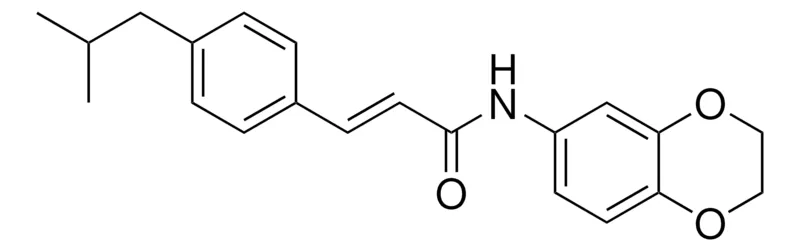 Sigma-Aldrich N-(2,3-DIHYDRO-BENZO(1,4)DIOXIN-6-YL)-3-(4-ISOBUTYL-PHENYL)-ACRYLAMIDE,AldrichCPR